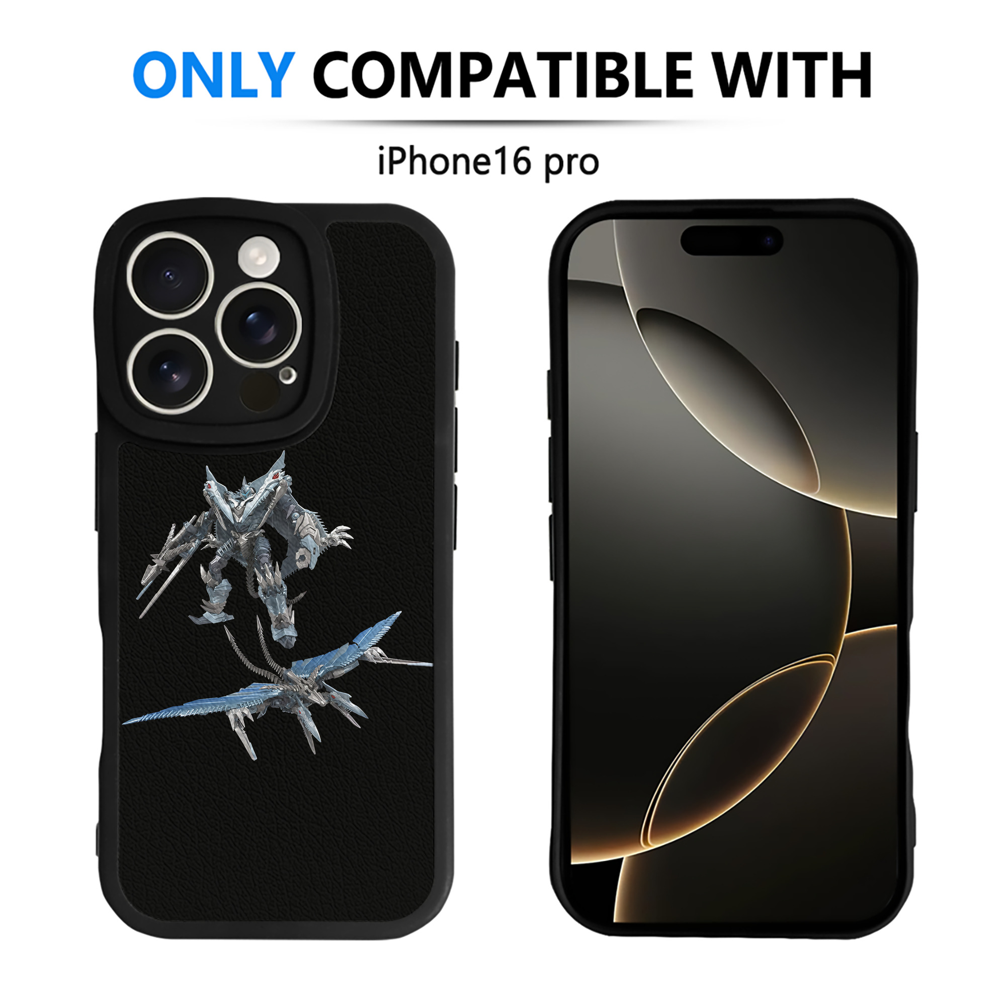 （画像用） Transformers トランスフォーマー 【iPhone 16シリーズ対応】シリコンスマホケース（レザー調） 材質：シリコン